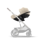 Preview: CYBEX Cloud G3 Plus Almond Beige – als Travel-System auf Kinderwagengestell